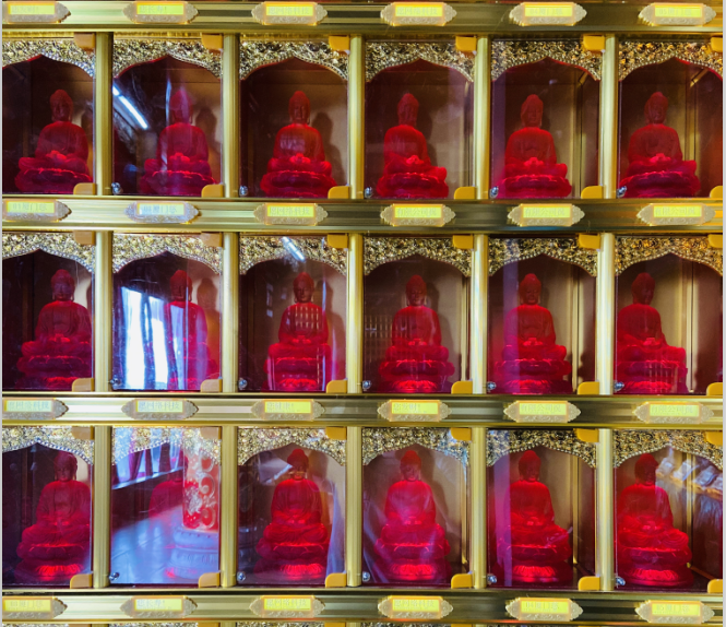 醴陵青云禪寺萬佛墻施工記：師父好評，是我們前行的動力，功德無量！